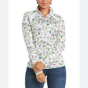 Ariat Womens Sunstopper 2.0 1/4 Zip Cross Country